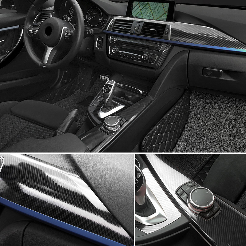 100*30/10cm Blizgantis 5D anglies pluošto apvyniojimas vinilo plėvele, motociklo planšetinio kompiuterio lipdukai ir lipdukai Automobilių priedai Automobilių stilius