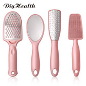 Dighealth Foot Rasp Foot File bőrkeményedés eltávolító Rose Gold rozsdamentes acél kétoldalas kemény bőr eltávolítása pedikűr ápoló eszköz