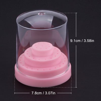 Freze cu 10/14/20/48 găuri Stand Container Suport pentru burghie pentru unghii Carcasă de îngrijire Organizator pentru manichiură Cutie de depozitare goală Accesorii pentru unghii