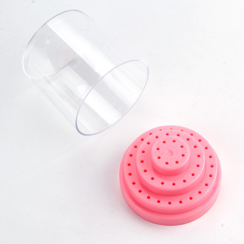 Freze cu 10/14/20/48 găuri Stand Container Suport pentru burghie pentru unghii Carcasă de îngrijire Organizator pentru manichiură Cutie de depozitare goală Accesorii pentru unghii