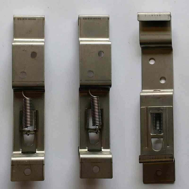 Tvirtinimo kronšteino numerio lentelės spaustukai Automobilių transporto priemonių nerūdijančio plieno rėmo laikiklis Išoriniai priedai Automobilio priekaba Lengvai montuojama spyruoklė