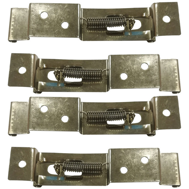 Tvirtinimo kronšteino numerio lentelės spaustukai Automobilių transporto priemonių nerūdijančio plieno rėmo laikiklis Išoriniai priedai Automobilio priekaba Lengvai montuojama spyruoklė