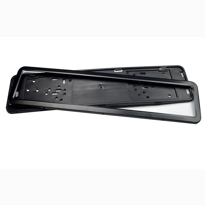 CHIZIYO Europos Vokiečių Rusų 53x13 cm Nerūdijančio plieno automobilio valstybinio numerio rėmo laikiklis su keturiais varžtais transporto priemonės skiltelė/juoda