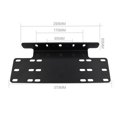 Automobilio valstybinio numerio laikiklis rėmo lentelės numerio montavimas LED darbo šviesos juostos buferio laikiklis, skirtas universaliems 4x4 visureigių automobilių priedams