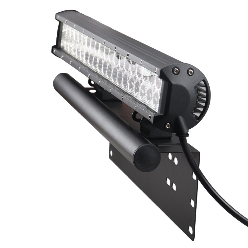 Automobilio valstybinio numerio laikiklis rėmo lentelės numerio montavimas LED darbo šviesos juostos buferio laikiklis, skirtas universaliems 4x4 visureigių automobilių priedams