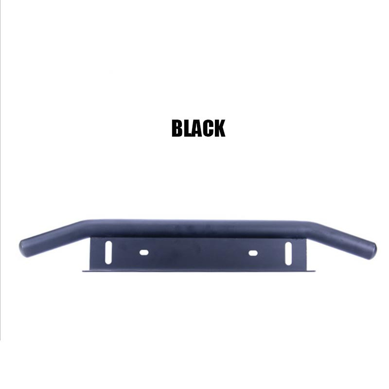 Universalus valstybinio numerio rėmas visureigių priedų priekinis rėmas automobilių numeriams šviesos juostos tvirtinimo buferio laikiklis juodas sidabras