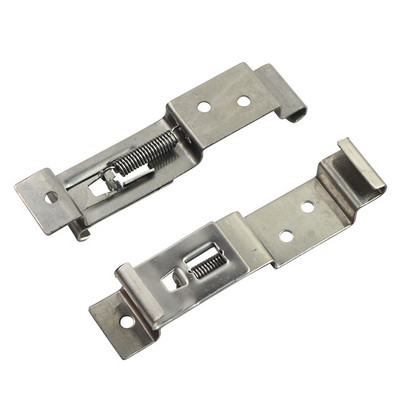 Priekabos numerio ženklų laikikliai, spaustukai, valstybinio numerio ženklo laikiklis, nerūdijančio plieno spyruoklinis 11x52 cm numerio ženklo gnybtai priekabiniams nameliams