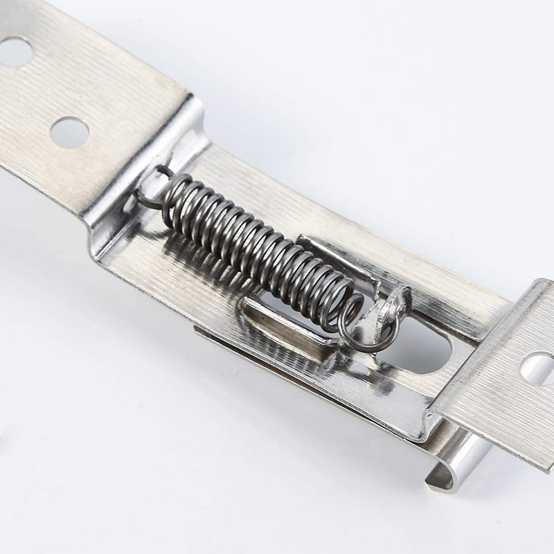 Priekabos numerio ženklų laikikliai, spaustukai, valstybinio numerio ženklo laikiklis, nerūdijančio plieno spyruoklinis 11x52 cm numerio ženklo gnybtai priekabiniams nameliams