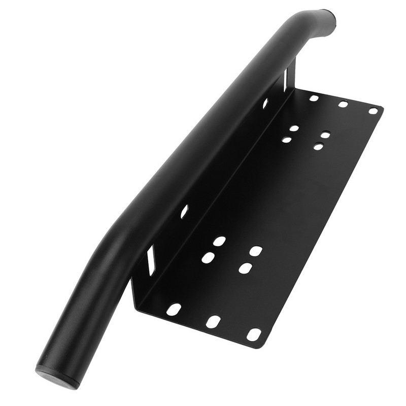 Universalus visureigio lempos laikiklis priekinis buferis valstybinis numerio ženklas aliuminis visureigis LED šviesos juostos rėmo laikiklis rąsto žibinto tvirtinimo laikiklis