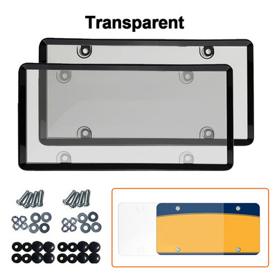 2 komada prozirne reflektirajuće kamere protiv brzine, crvenog svjetla za cestarinu, poklopac registarske pločice, modificirana zaštitna školjka