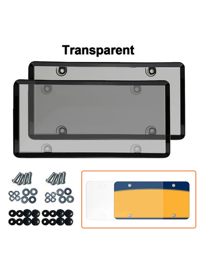 2 komada prozirne reflektirajuće kamere protiv brzine, crvenog svjetla za cestarinu, poklopac registarske pločice, modificirana zaštitna školjka