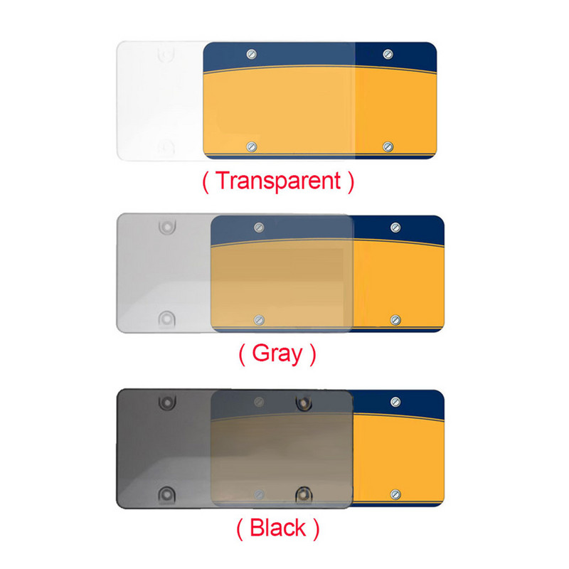 2 komada prozirne reflektirajuće kamere protiv brzine, crvenog svjetla za cestarinu, poklopac registarske pločice, modificirana zaštitna školjka