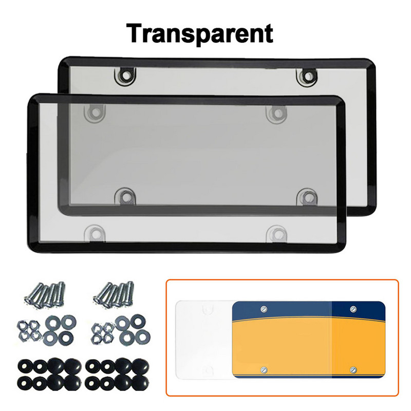 2 komada prozirne reflektirajuće kamere protiv brzine, crvenog svjetla za cestarinu, poklopac registarske pločice, modificirana zaštitna školjka