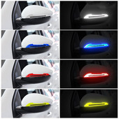 Automobilį atspindintys lipdukai Susidūrimo išvengimo įspėjamoji juostelė be pėdsakų Apsauginis lipdukas Įspėjimas ant automobilio galinio vaizdo veidrodėlio