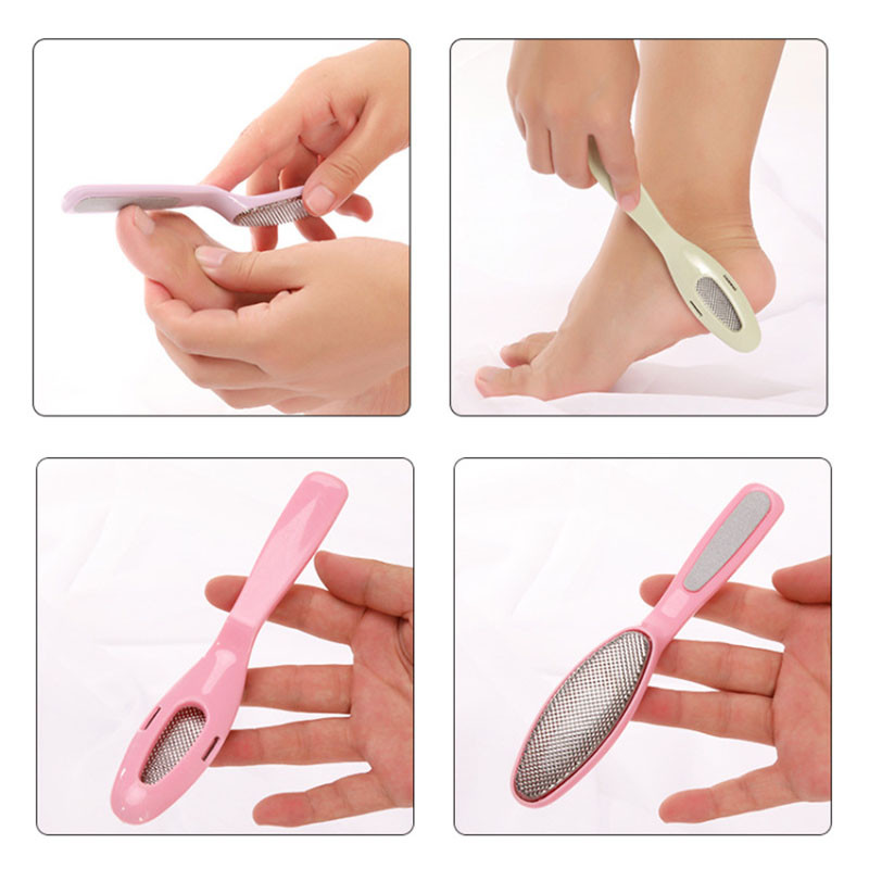 Foot Rasp Feet Care Tools Professzionális kétoldali lábreszelő Rasp Hard Dead Skin bőrkeményedés eltávolító pedikűrreszelő láb sarokreszelő