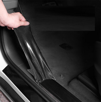 5D Carbon Fiber Edge Guards Sill Protector Car Wrap Film Vinyl Wrap Film Door Car Protection Film Anti-Collision