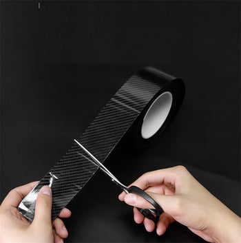 5D Carbon Fiber Edge Guards Sill Protector Car Wrap Film Vinyl Wrap Film Door Car Protection Film Anti-Collision