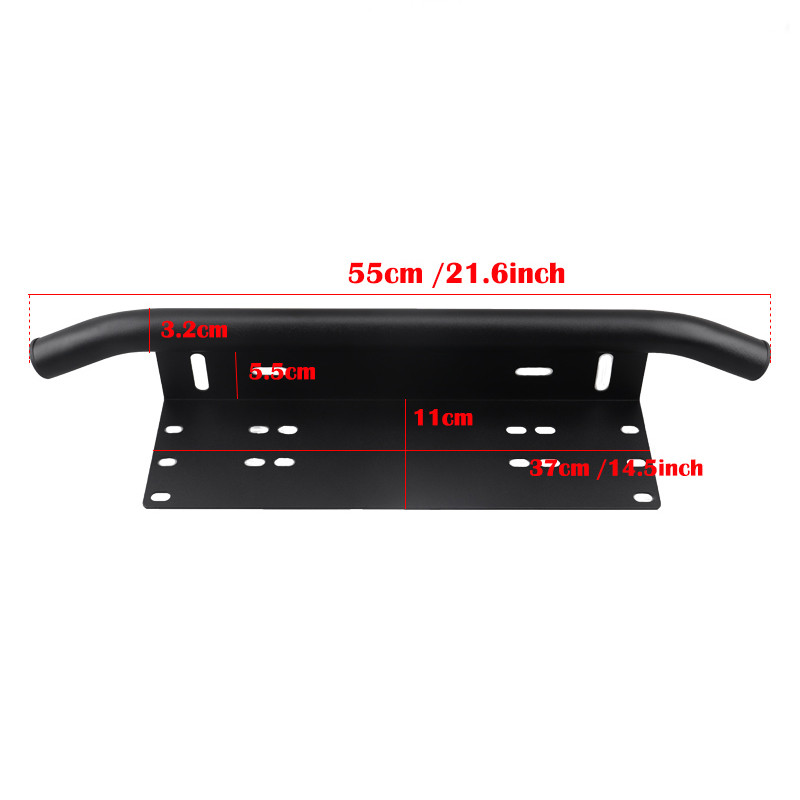 Univerzalni okvir za LED registarske pločice za automobile Radna svjetla Držač za montažu pločice za maglenku Nosač za montažu registarske pločice