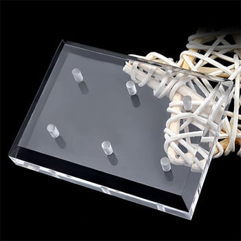 1 ΤΕΜ Clear Acrylic Bit Drill Nail Holder Stand Organizer Display Organizer 12 Holes Drill Bit Hole Εργαλεία μανικιούρ για οικιακή χρήση