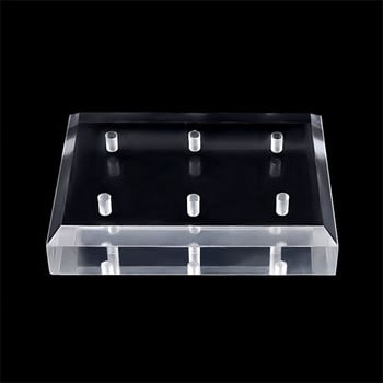 1 ΤΕΜ Clear Acrylic Bit Drill Nail Holder Stand Organizer Display Organizer 12 Holes Drill Bit Hole Εργαλεία μανικιούρ για οικιακή χρήση