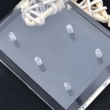 1 ΤΕΜ Clear Acrylic Bit Drill Nail Holder Stand Organizer Display Organizer 12 Holes Drill Bit Hole Εργαλεία μανικιούρ για οικιακή χρήση