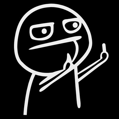 Αυτοκόλλητο αυτοκινήτου Αστεία καρτούν μεσαίο δάχτυλο για Renault Clio Duster Trafic Megane 2 3 Clio Logan Sport twingo Chevrolet Lacetti