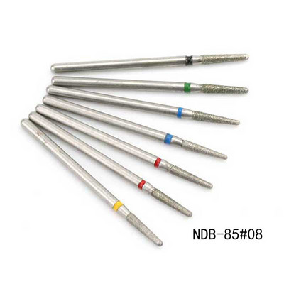 Set dijamantnih svrdla za nokte od 10 komada, 3/32'' (2,35 mm) Profesionalni komplet svrdla za zanoktice za nokte s akrilnim gelom, Efile manikura