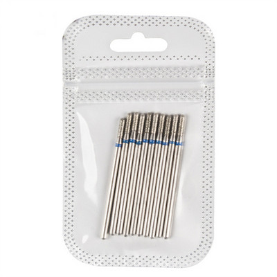 Set dijamantnih svrdla za nokte od 10 komada, 3/32'' (2,35 mm) Profesionalni komplet svrdla za zanoktice za nokte s akrilnim gelom, Efile manikura