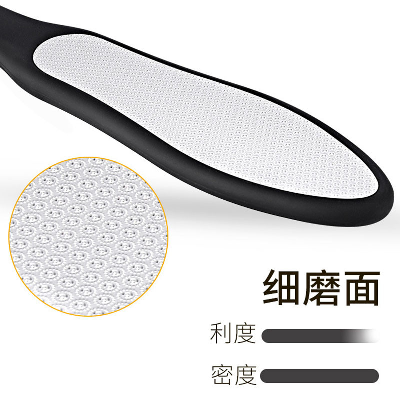 2022 Hot Rasprodaja rašpica za stopala od nehrđajućeg čelika Dvostrana rašpica za uklanjanje mrtve kože Rende za pete Piling za pedikuru Alati za nokte za manikuru