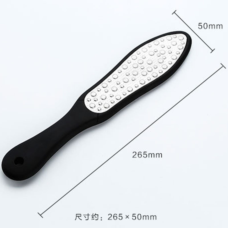 2022 Hot Rasprodaja rašpica za stopala od nehrđajućeg čelika Dvostrana rašpica za uklanjanje mrtve kože Rende za pete Piling za pedikuru Alati za nokte za manikuru