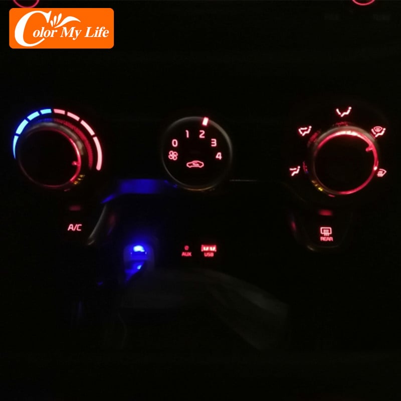 Color My Life za Hyundai Solaris 2017. - 2021. Gumb klima uređaja za Kia Rio K2 KX Cross AC Heat Control gumbi prekidača