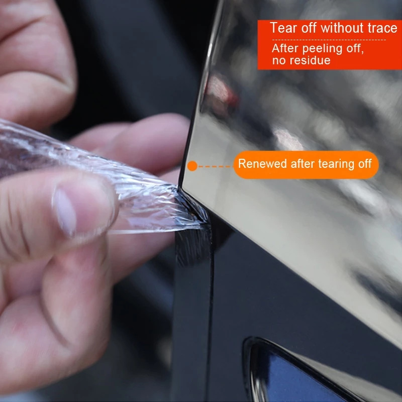 Univerzalna traka protiv sudara za automobil Nano traka otporna na ogrebotine Prag automobila Prozirna folija Rub vrata Zaštitne naljepnice za automobil