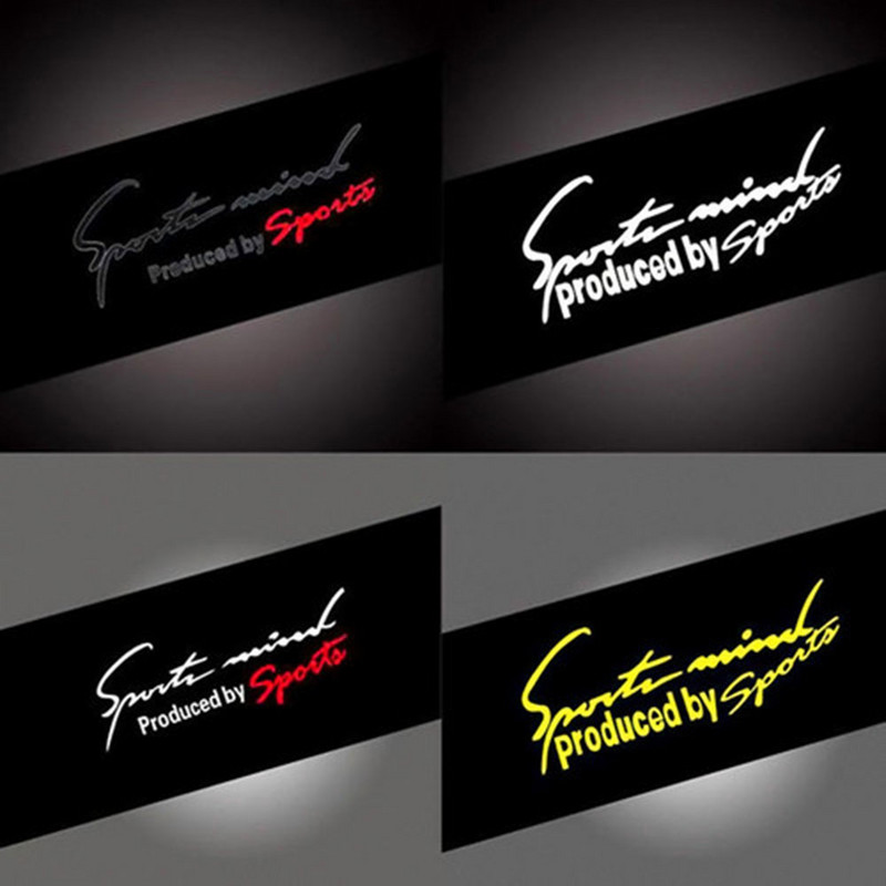 Populāras 1Gb melns sarkans sacīkšu auto auto atstarojošs TRD auto vinila grafiskā uzlīme ar burtu personības automašīnām uzlīmes 19cmx7cm