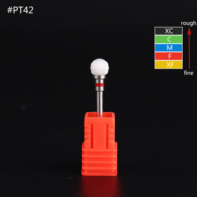 3/32" keramičke glodalice za nokte Profesionalni rezači za nokte Bijelo glodalo u obliku kugle za manikuru Svrdla za nokte Dodaci