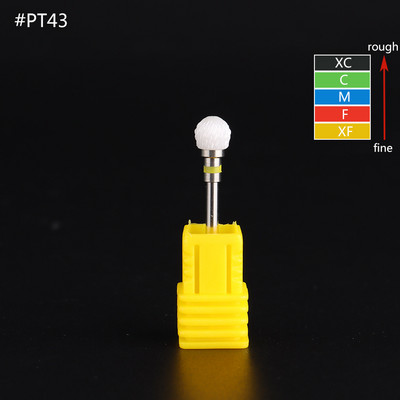 3/32" keramičke glodalice za nokte Profesionalni rezači za nokte Bijelo glodalo u obliku kugle za manikuru Svrdla za nokte Dodaci