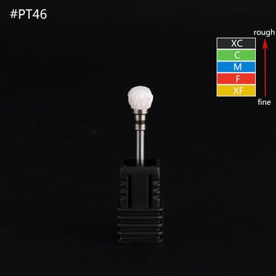 3/32" keramičke glodalice za nokte Profesionalni rezači za nokte Bijelo glodalo u obliku kugle za manikuru Svrdla za nokte Dodaci
