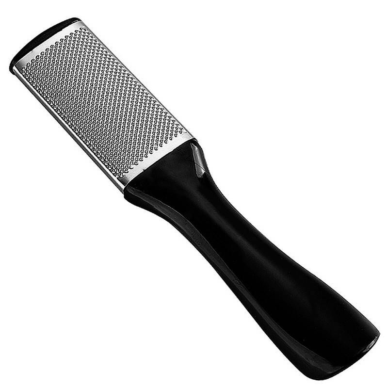 Hot Sale Beauty Elhalt bőr eltávolítása Műanyag fogantyús lábradír rozsdamentes acél fém lábreszelő