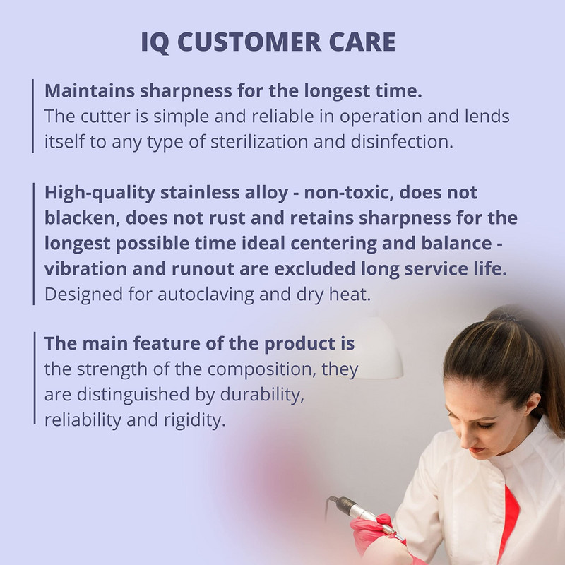 Svrdla za nokte od tvrdog metala Konusna svrdla za nokte za kućnu i profesionalnu upotrebu u manikuri Brzo uklanjanje premaza s noktiju - drška 3/32"