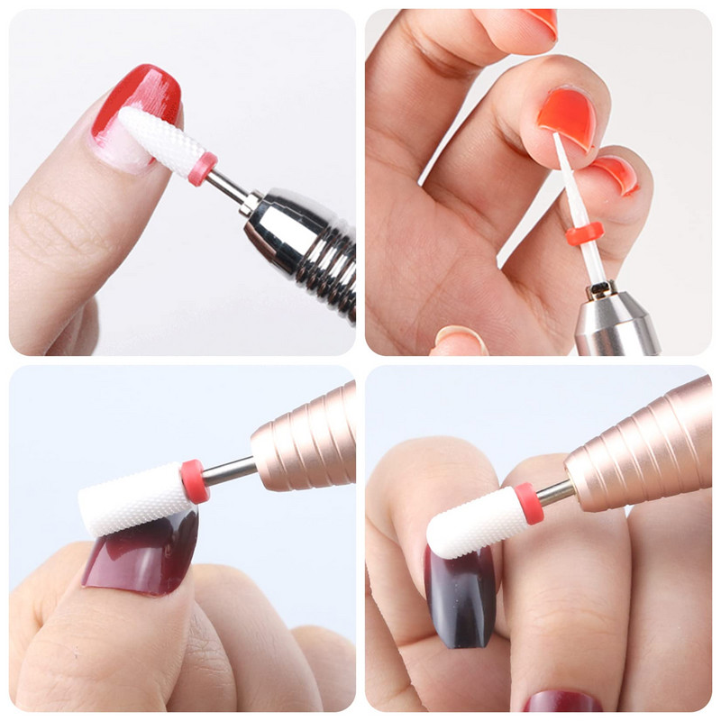 Keramičke svrdla za nokte Profesionalno glodalo Odstranjivač zanoktica Nisko zagrijavanje Zaštita od prašine za manikuru Nail Art Dodaci