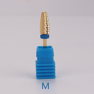 Τρυπάνια νυχιών Carbide Acrylic Gel Flame Coarse Medium Fine Size 3/32`` for Electric Nail File Tool Manicure