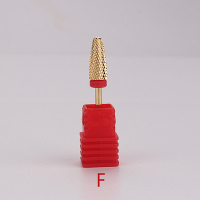 Τρυπάνια νυχιών Carbide Acrylic Gel Flame Coarse Medium Fine Size 3/32`` for Electric Nail File Tool Manicure