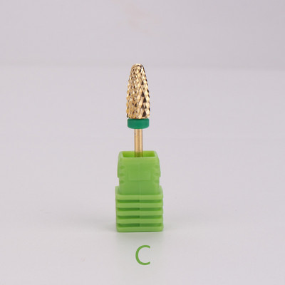Τρυπάνια νυχιών Carbide Acrylic Gel Flame Coarse Medium Fine Size 3/32`` for Electric Nail File Tool Manicure