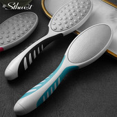 Pėdų dildė dvipusis nuospaudų valiklis negyvai odai Profesionalūs pedikiūro įrankiai Callous Screper Pėdos šlifuoklis kulnų dildiklis