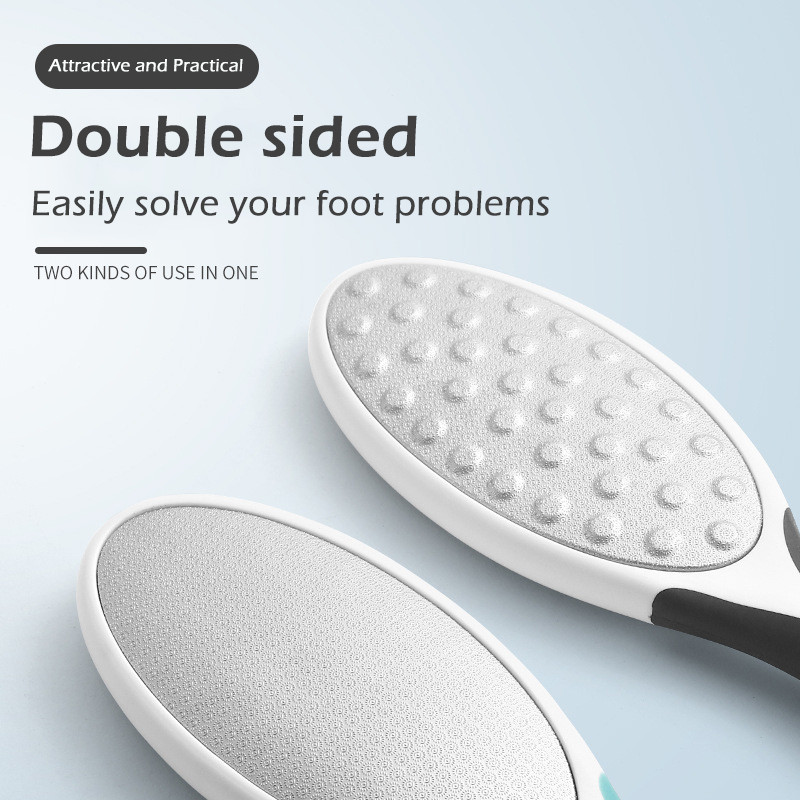 Pėdų dildė dvipusis nuospaudų valiklis negyvai odai Profesionalūs pedikiūro įrankiai Callous Screper Pėdos šlifuoklis kulnų dildiklis
