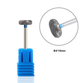 Apvalus deimantinis grąžtas nagų odelių valikliui 3/32 colių nagų dildės grąžtas Rotary nagų salono manikiūro pedikiūro įrankis (X-Large)