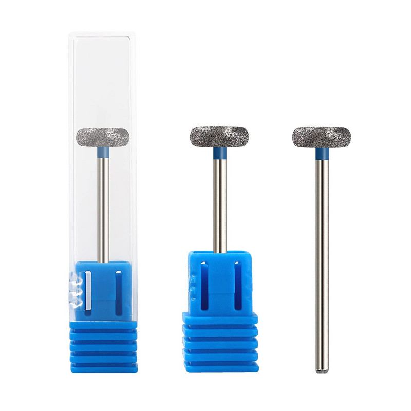 Apvalus deimantinis grąžtas nagų odelių valikliui 3/32 colių nagų dildės grąžtas Rotary nagų salono manikiūro pedikiūro įrankis (X-Large)