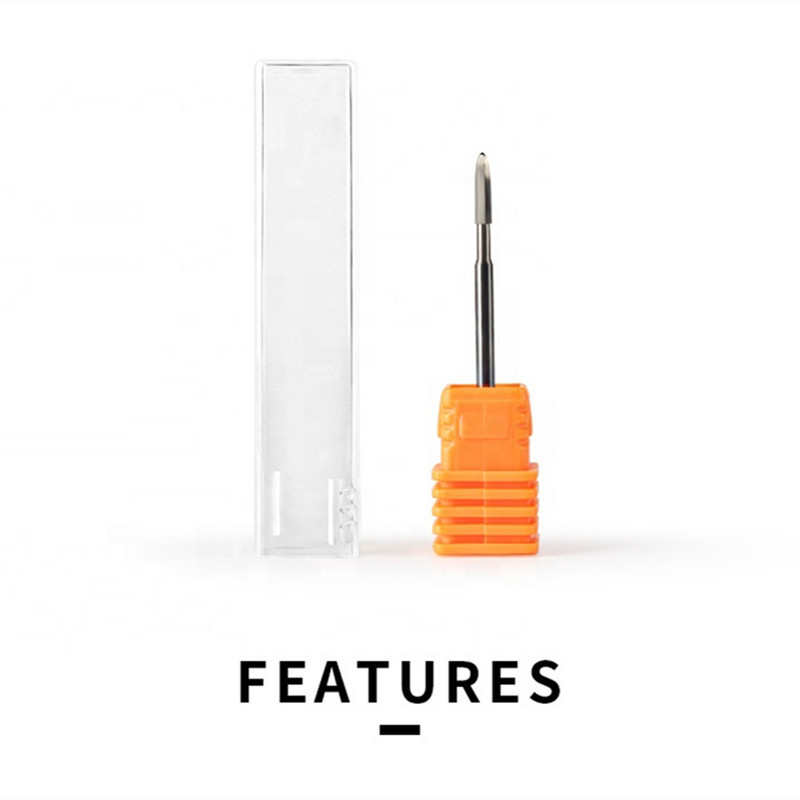 3/32" vrhunska karbidna burgija za čišćenje noktiju za salon za nokte, električna bušilica, alati za manikuru