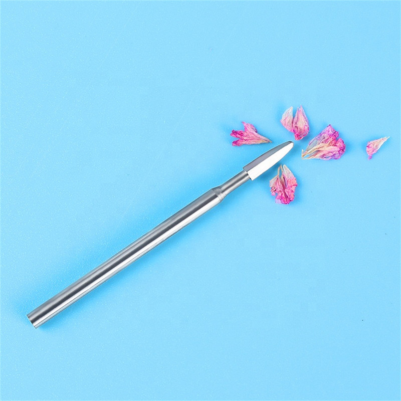 3/32" vrhunska karbidna burgija za čišćenje noktiju za salon za nokte, električna bušilica, alati za manikuru