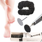 Pakaitinis švitrinis popierius Šlifavimo popierius Priedas Elektrinis pėdų nuospaudų šalinimo įrankis Diskiniai diskai Pagalvėlės Pedikiūras Pėdų rasp dildės