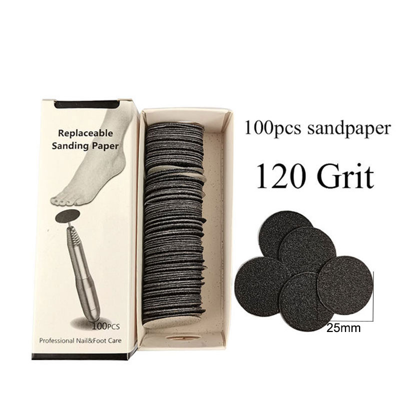 Pakaitinis švitrinis popierius Šlifavimo popierius Priedas Elektrinis pėdų nuospaudų šalinimo įrankis Diskiniai diskai Pagalvėlės Pedikiūras Pėdų rasp dildės